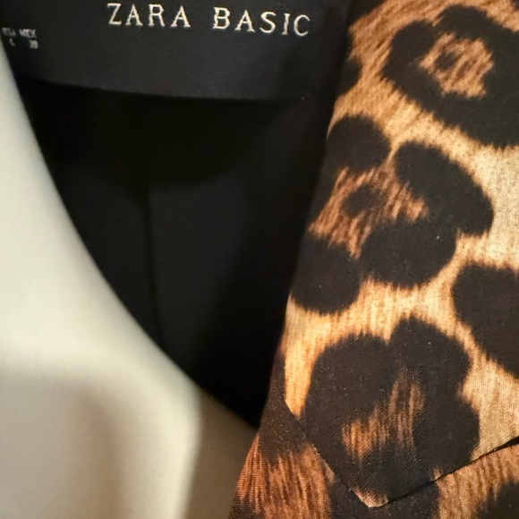 ZARA Leopard Print Blazer - Picture 9 of 9